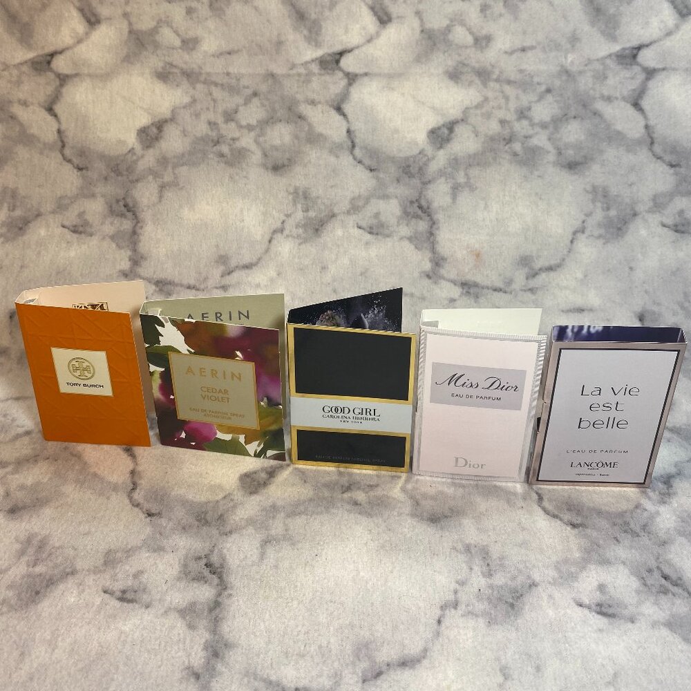 Lot of 5 Lancome,Dior,Carolina Herrera,Aerin,ToryBurch,VieBelle,GoodGirl-5pc-NEW - Picture 2 of 10